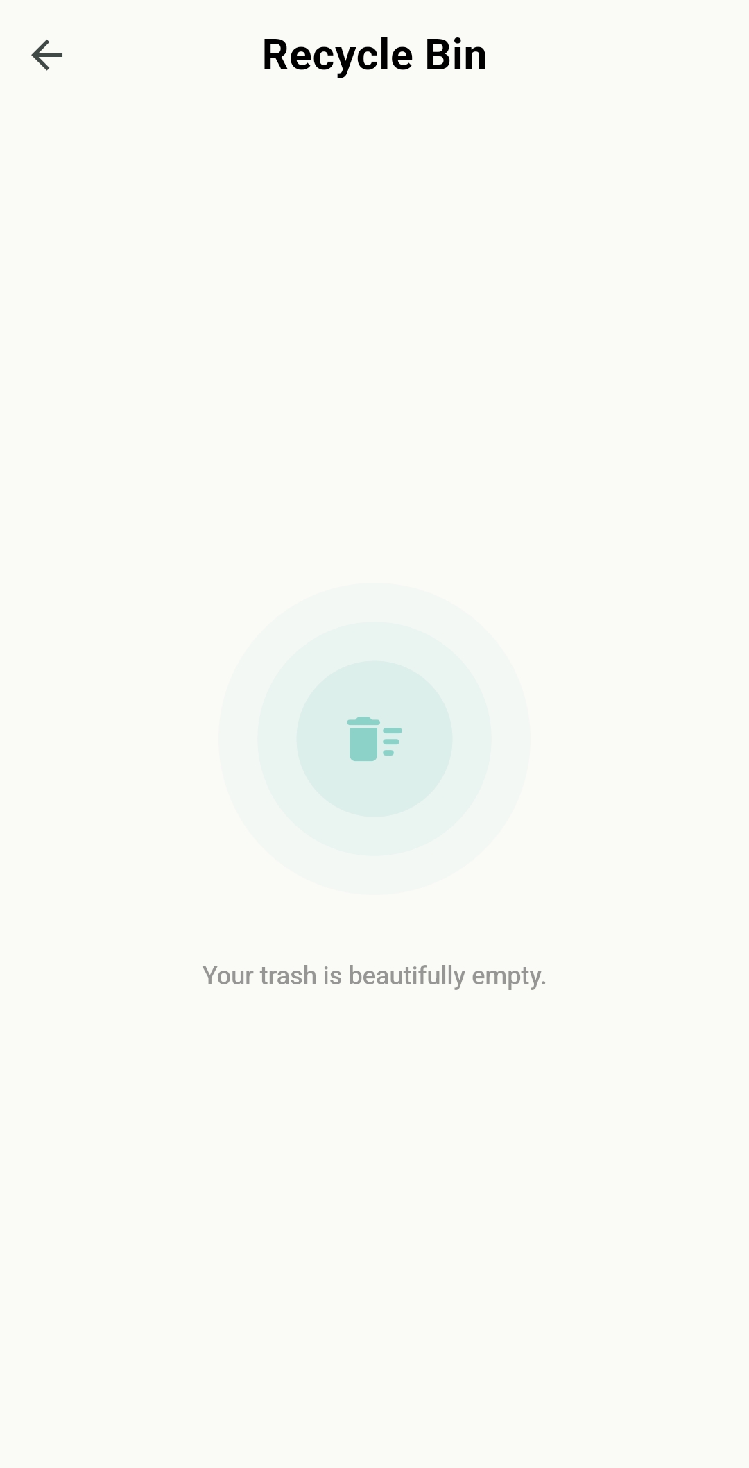 Trash Screen